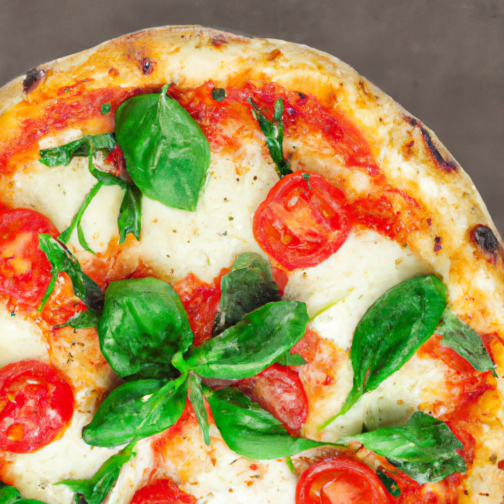 Margherita pizza fresh basil